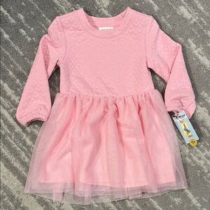 Cat & Jack Pink Quilted Dress